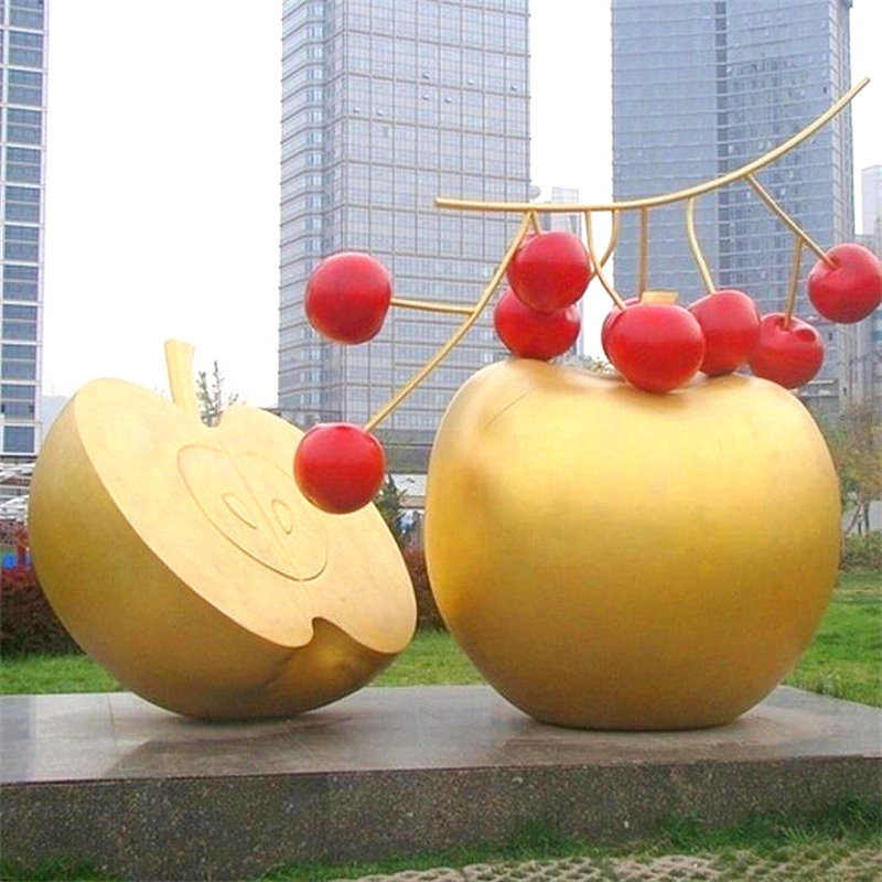 定制不锈钢动物熊雕塑大型户外广场商场切面景观动物几何大熊雕塑